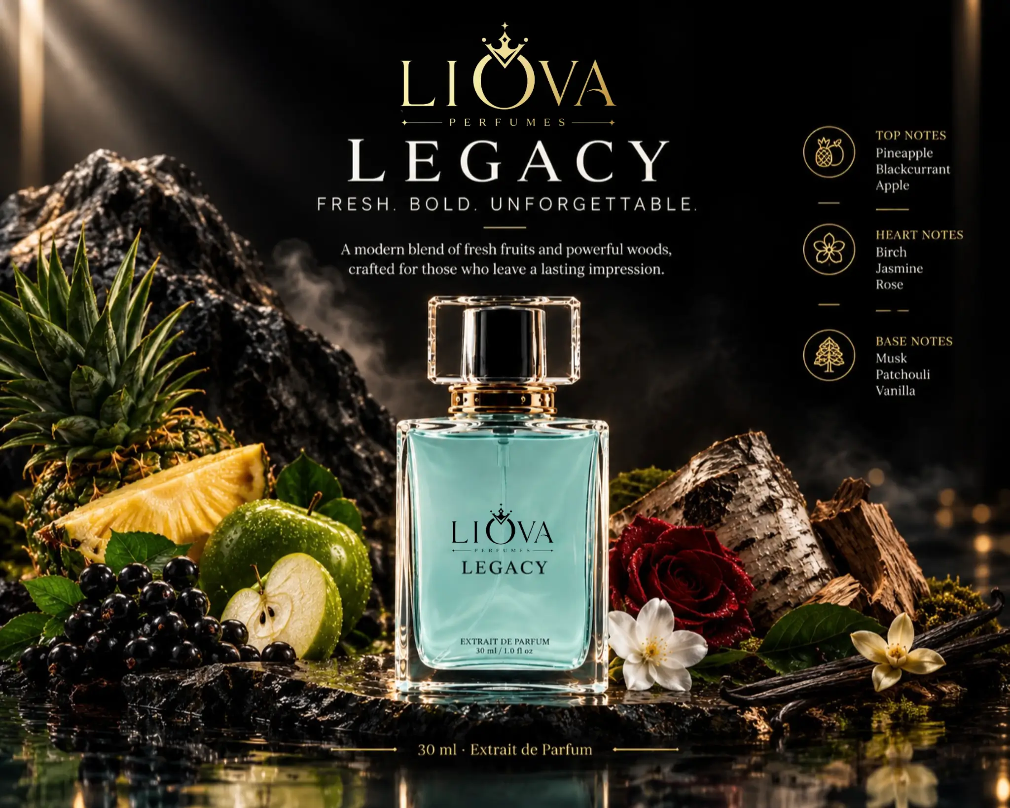 LIOVA Legacy Extrait de Parfum, 30ml